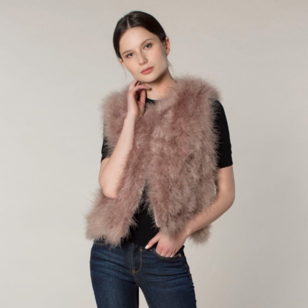 AVA KRIS - KAMI VEST - Dusty Rose
